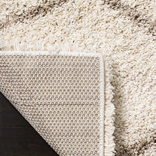 SAFAVIEH Hudson Shag Rug 10'x14', Soft Plush Modern Ivory & Beige SGH280D - Image 6