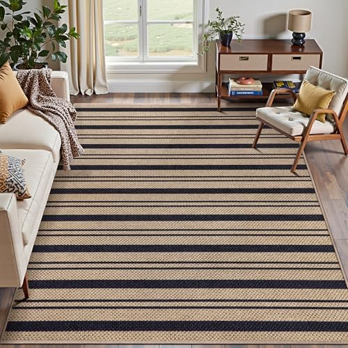 Tangsoo Easy Jute 4x6 Outdoor Rug, Washable Non-Slip Indoor Door Carpet by Tangsoo