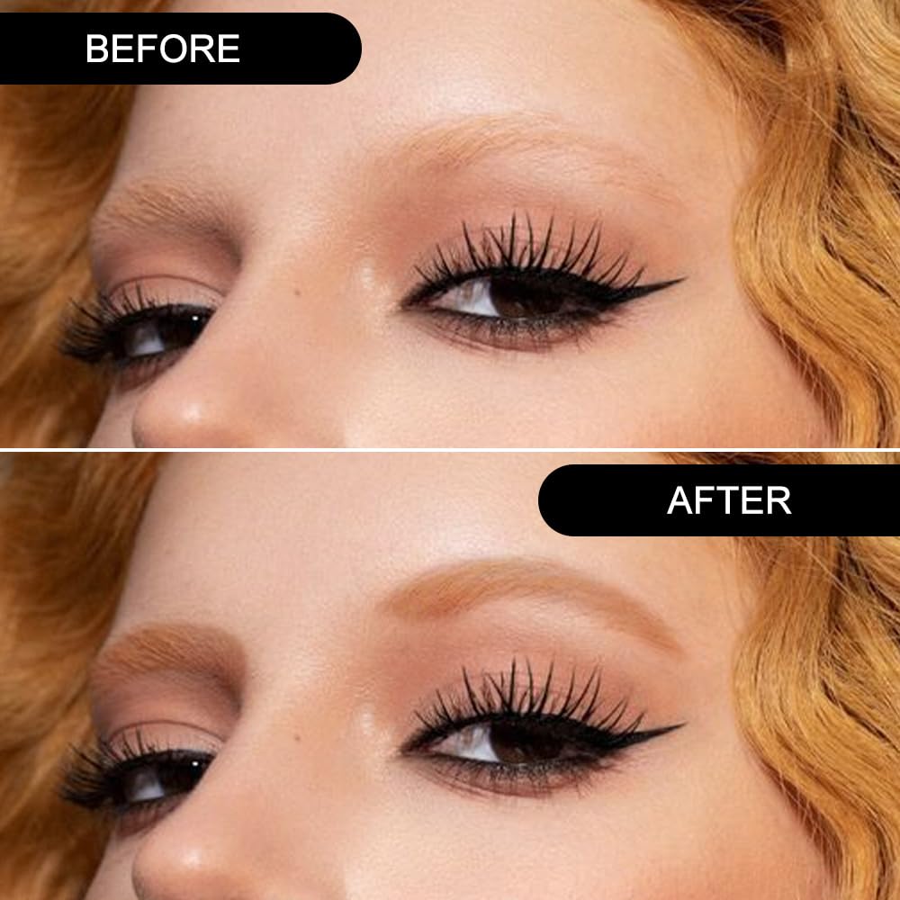 Eyebrow Powder Dark Light Brown Grey Kit,Eye Brow Powder for Women with Brow Brush,Long-Lasting Waterproof Three Colors Brow Filler Get Full Defined Natural Brows,Brown Eyebrow Powder Makeup