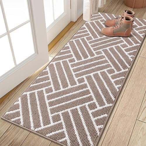 OLANLY Indoor Door Mat 47x23, Low-Profile Dirt Resistant Doormat by OLANLY