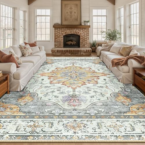 RELEANY Washable Area Rug, Large 10'x14' - Image 2