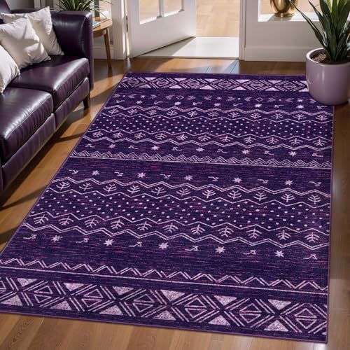 SERISSA 3x5 Washable Non-Slip Boho Area Rug - Image 2