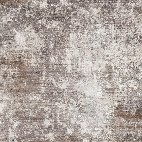 Square Rug 3x3 for Entryway Washable – Non-Slip Small Throw 3ft Area Rug for by BYYVOORugsforYourHome