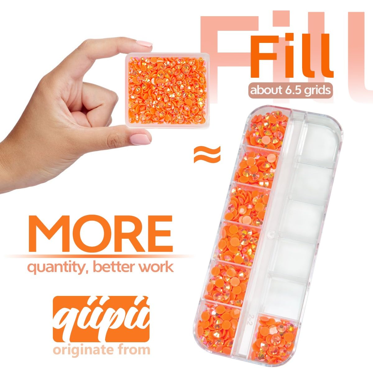 Neon Orange AB Resin Rhinestones for Crafting 3mm 4mm 5mm Orange Red Flatback Jelly Stones SS10 SS16 SS20 Diamonds Gems Charms for Nails Face Eyes Makeup Tumblers Bottles Crafts Clothes Shoes