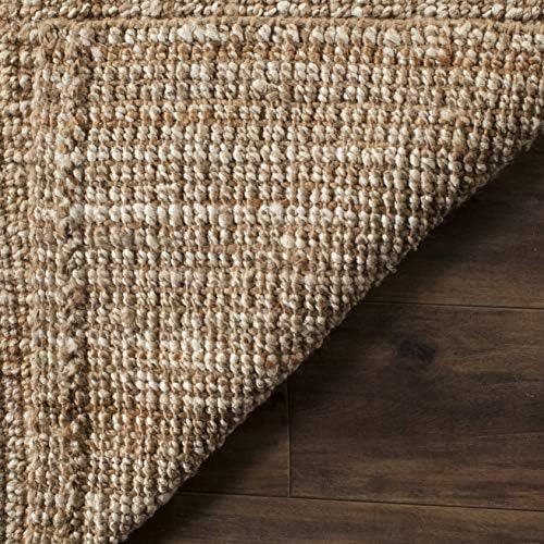 SAFAVIEH Natural Fiber Runner Rug 2x20 Jute Knotted, Natural & Ivory NF447N - Image 5