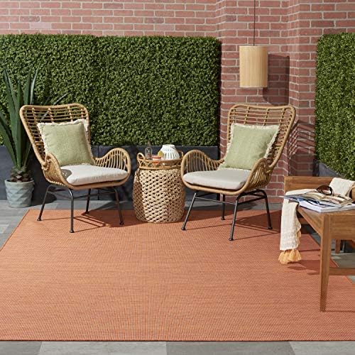 Nourison Home Positano Terracotta 2'2" x 12' Area Rug - Image 4