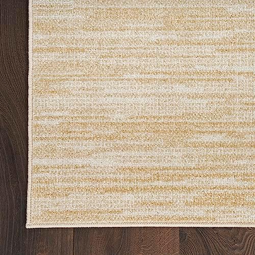 Nourison Home Nourison Essentials Ivory Gold 2'2" x 10' Area Rug - Image 5