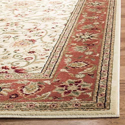 SAFAVIEH Lyndhurst Runner Rug 2'3"x8', Ivory & Rust LNH212R - Image 4