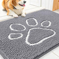 Smiry Dog Door Mat for Muddy Paws, Absorbent Non Slip Dirt Trapper by Smiry