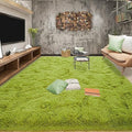 Tepook 8x10 Fluffy Grass Green Rugs by Tepook