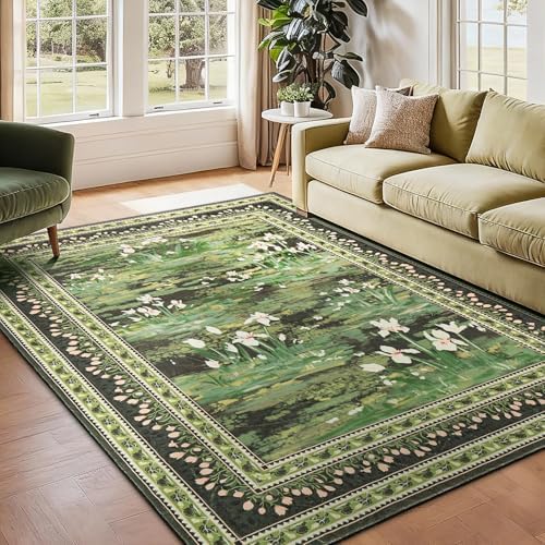 Lessymo 5 x 7 Washable Area Rugs - Image 2