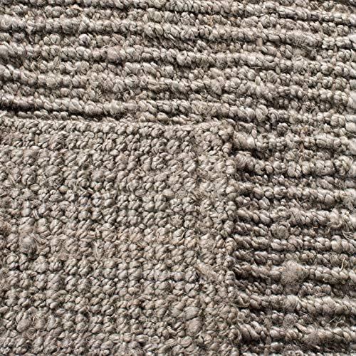 SAFAVIEH Natural Fiber Runner Rug 2'6"x8', Jute Knotted Light Grey NF447G - Image 5