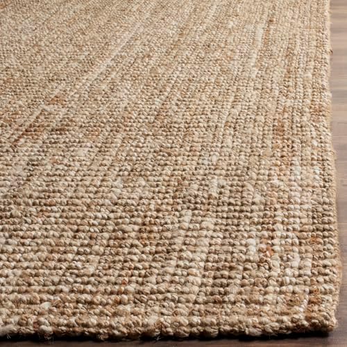 SAFAVIEH Natural Fiber Runner Rug 2x20 Jute Knotted, Natural & Ivory NF447N - Image 6