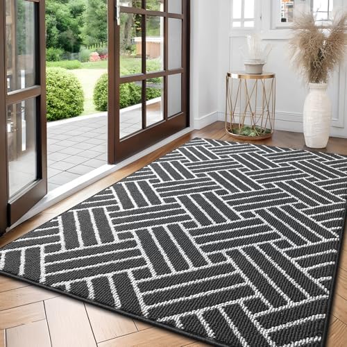 OLANLY Indoor Door Mat 59x35, Low-Profile Dirt Resistant Doormat by OLANLY