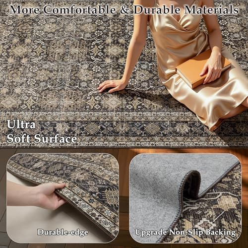 Ruaruarug Washable Area Rug 8×10 - Image 2