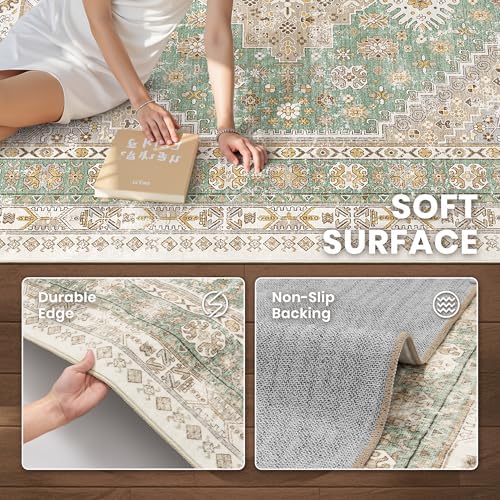 zesthome 6x9 Area Rugs for Living Room, Large Washable Rug - Image 6