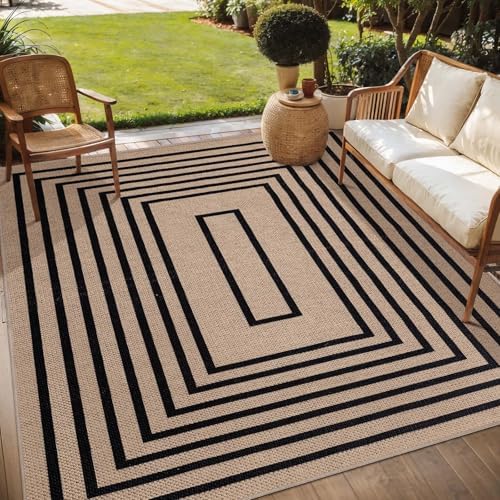 Tangsoo Easy Jute 5x7 Washable Outdoor Rug by Tangsoo