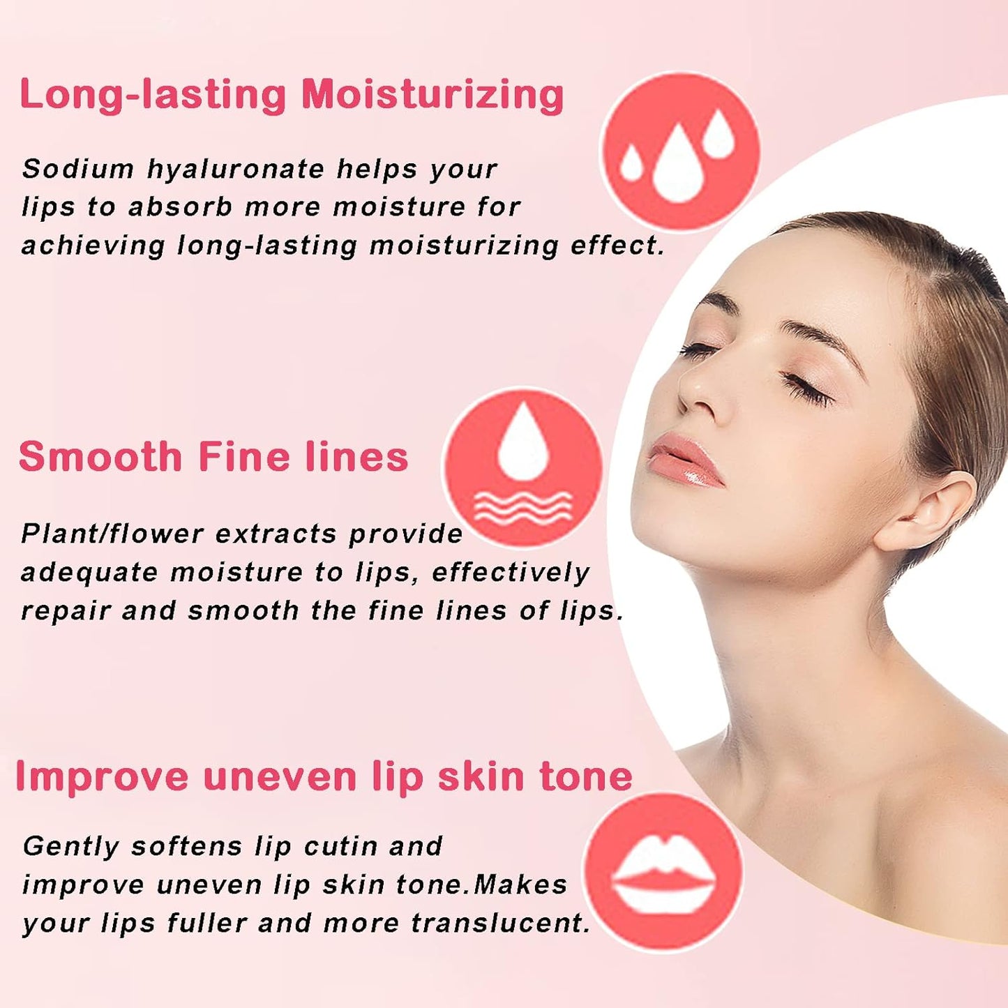 Permotary 30 PCS Collagen Lip Mask Crystal Lip Care Gel Pads for Moisturizing & Reducing Chapped, Smoothing Lip Fine Lines-Lip Patches for Firms & Hydrate and Plump Your Lips，Gold