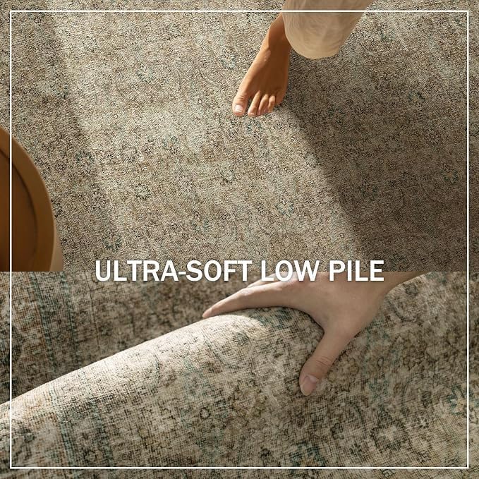 Washable Runners for Hallways Kitchen Rug: 2'x10' Runner Rugs Stain Resistant - Image 5