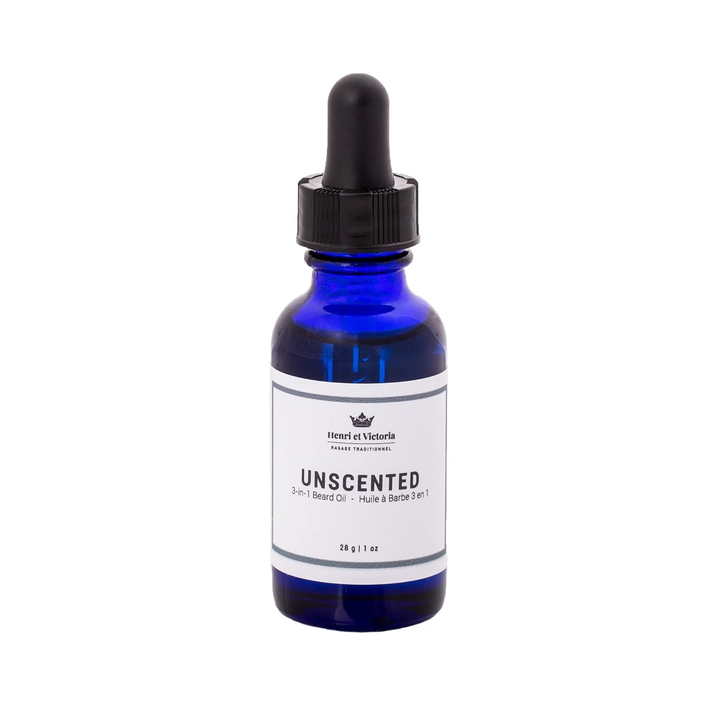 Beard Oil Fragrance-Free, Unscented | Canadian Made by Skilled Artisan | Moisturizing, Non-Greasy, Natural Ingredients | 28g (1oz)