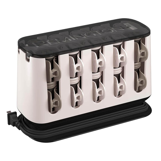 Remington Shine Therapy Argan Oil & Keratin Treated Hot Rollers Set, Professional Hair Curlers for Setting All Hair Lengths from Short and Medium to Long