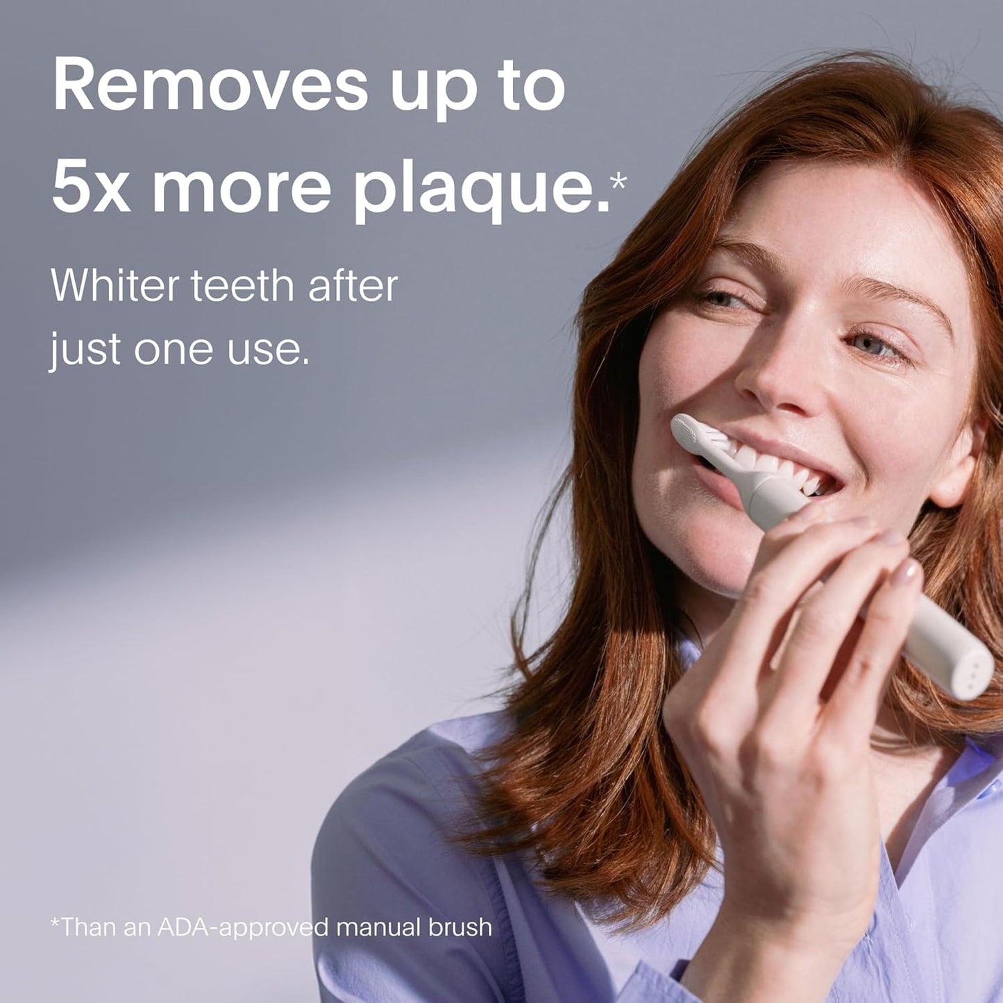 SURI 1.0 Sonic Electric Toothbrush | 40+Day Battery | Designed in California | Sustainable Electric Toothbrush for Adults | Travel Toothbrushes | Tooth Brush | White