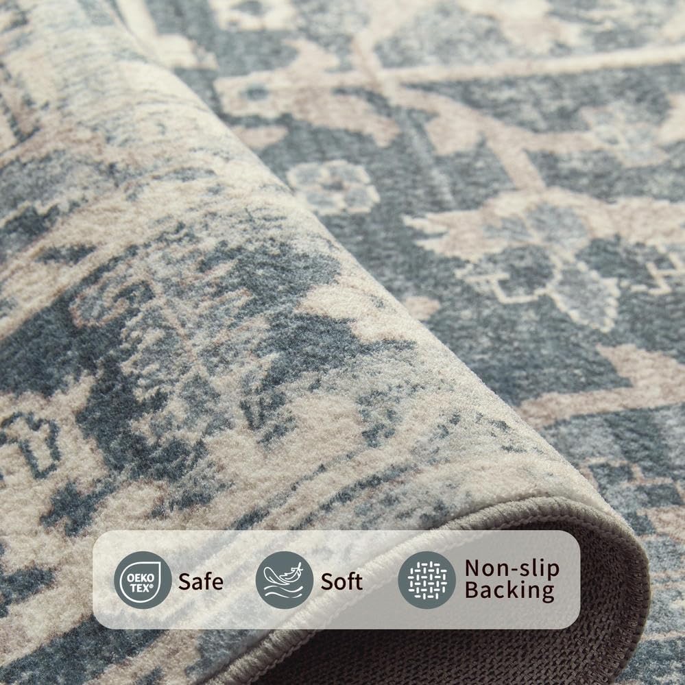 Rugxara 2x3 Entryway Rug Door Mat, Washable Samll Rug, Non Slip - Image 4
