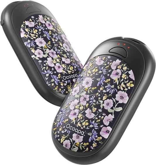 OCOOPA Magnetic Hand Warmers Rechargeable 2 Pack, AI Electric Handwarmers, Fast Heating, 3-Settings, UL Certified, Portable Heater, Gloves Fitting, Travel Essentials, Gifts Women Men, UT3 Lite