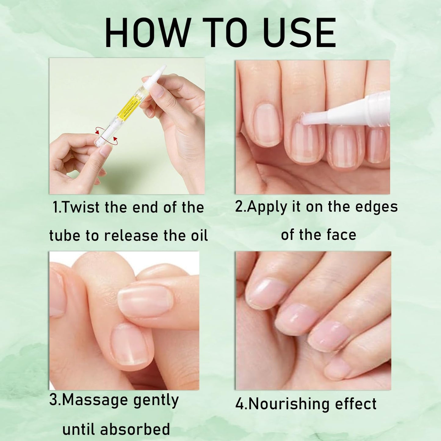 Rejuvenation Nail Growth Oil, Nail Oil For Growth And Strength Rejuvenation (2pc)