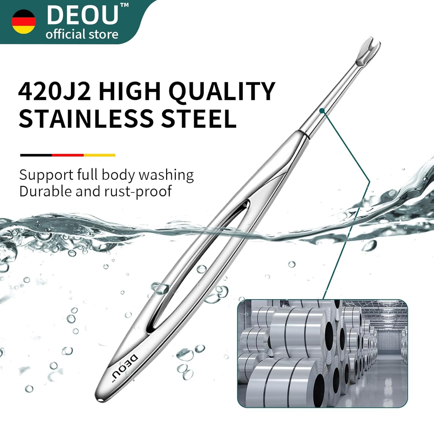 Cuticle Pusher Dead Skin Remover Stainless Steel dead skin fork cuticle trimmer Professional nail art tools Peeler Scraper Clean nail edges cuticle