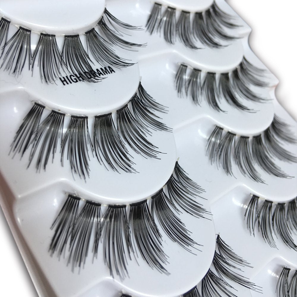 JIMIRE HELLO BEAUTY Multipack High Drama 615 Eyelashes Manga Anime Lashes 5 Pairs Pack