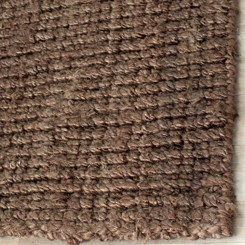 SAFAVIEH Natural Fiber Runner Rug 2'6"x12', Jute Knotted Brown NF447D - Image 4