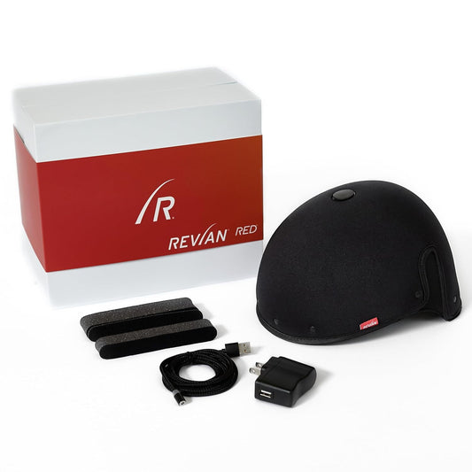 REVIAN Red Cap Hair Growth Device LED Wireless FDA Cleared Red Light Therapy for Hair Regrowth, Hair Loss Treatment for Men + Women, Thinning, Regrowth & Alopecia with Smartphone App