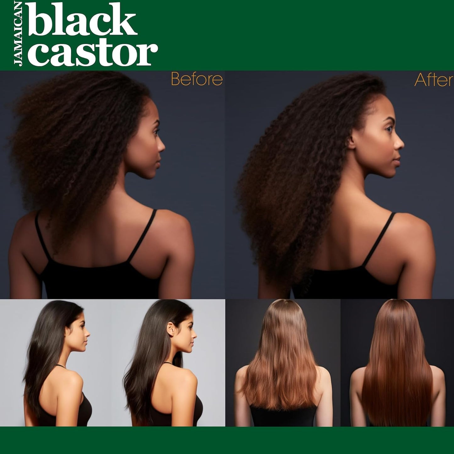 Difeel Premium Jamaican Black Castor Hair Oil - Large 12 oz. - Jamaican Black Castor Oil for Hair Growth