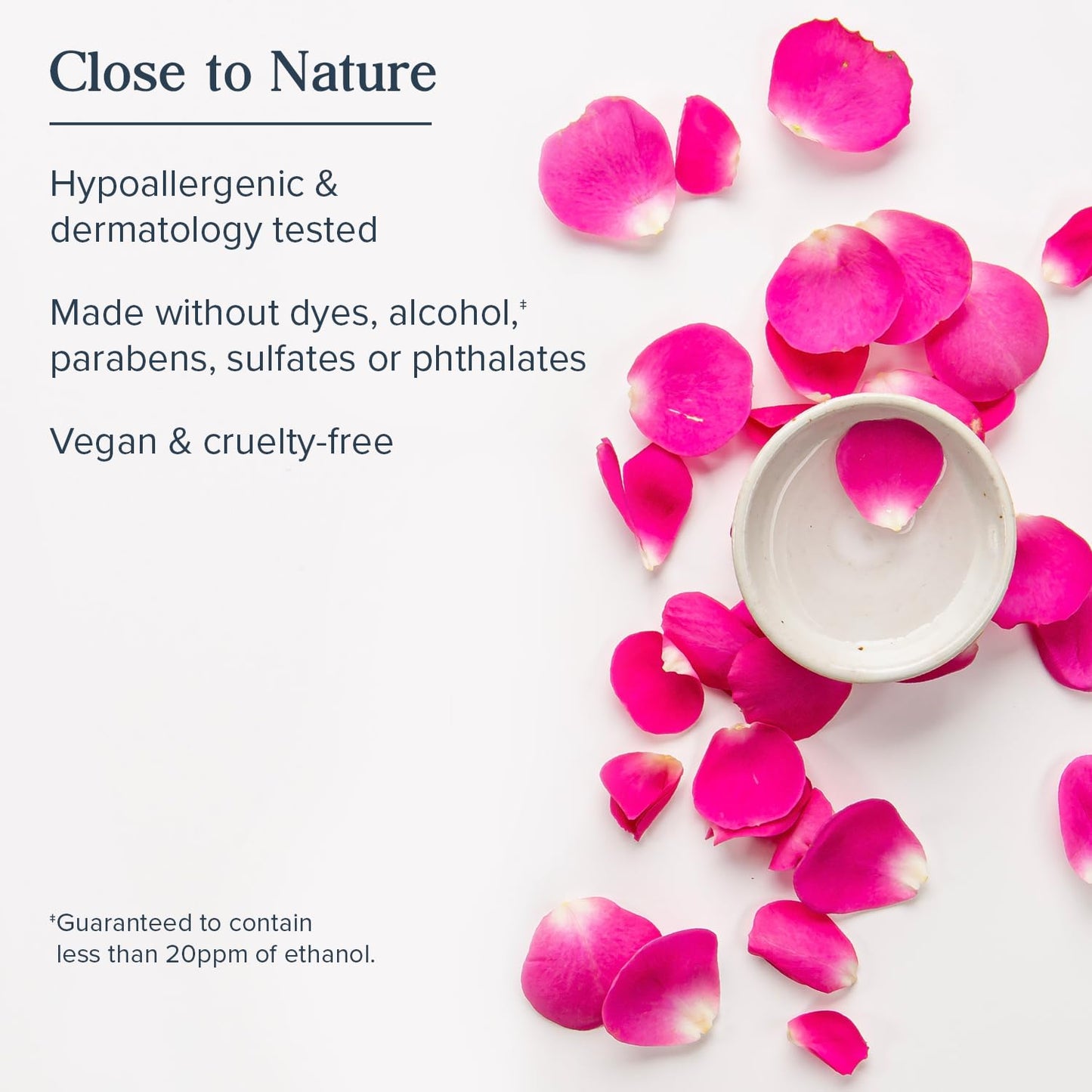 HERITAGE STORE Rosewater & Glycerin Hydrating Facial Mist - Dry Combination Skin Care - Rose Water Spray w/ Vegetable Glycerine, Made Without Dyes or Alcohol, Hypoallergenic, Vegan, Cruelty Free, 4oz