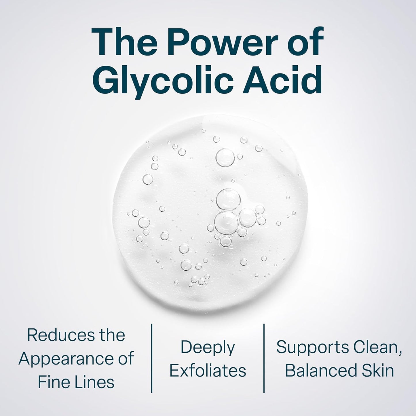 QRxLabs Glycolic Acid Pads - 50-Count Jar, 10% Glycolic Acid - AHA Resurfacing Peel & Exfoliating Face Pads - Alcohol-Free Rinse-Free With Vitamins B5, C & E & Green Tea Extract