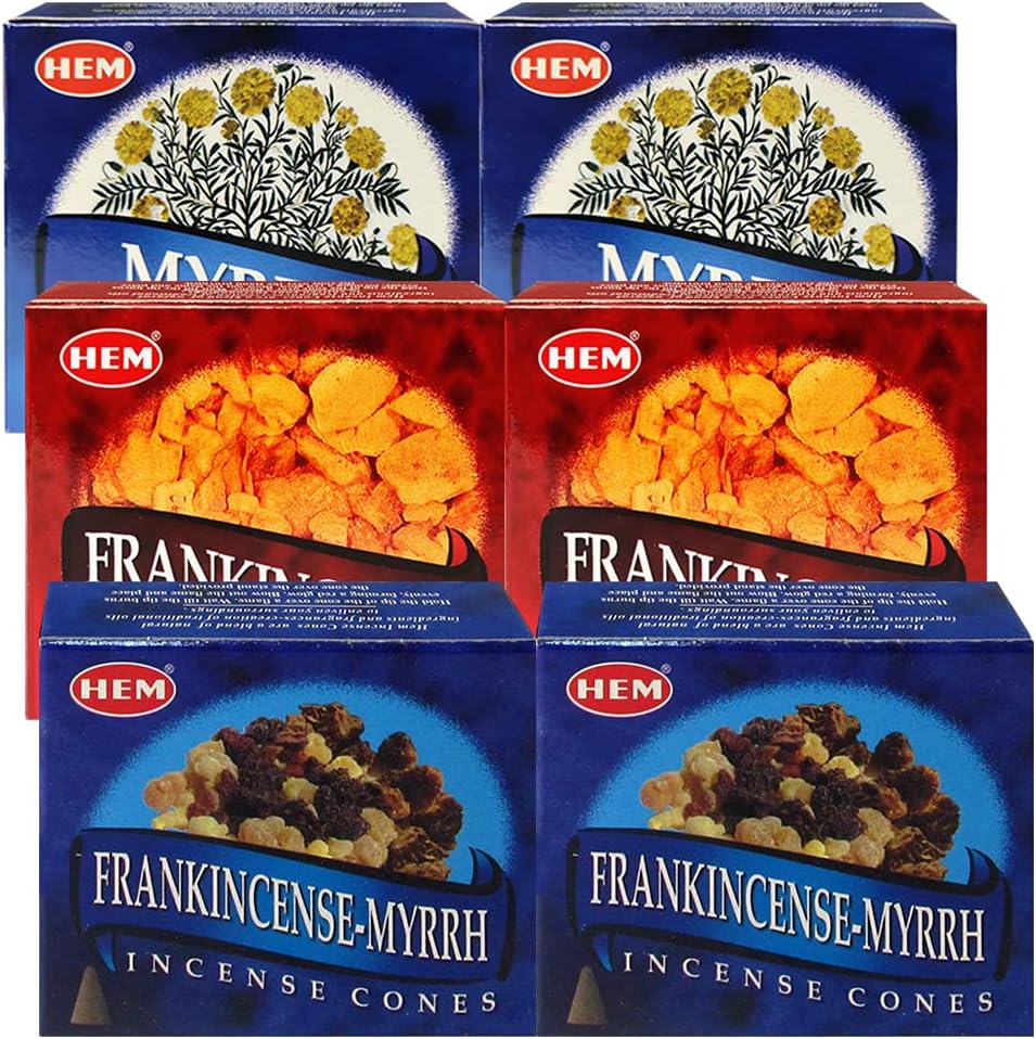 Incense Cones & Holder Bundle Variety Pack from Hem Trumiri Insense Inscents Insencents Insence