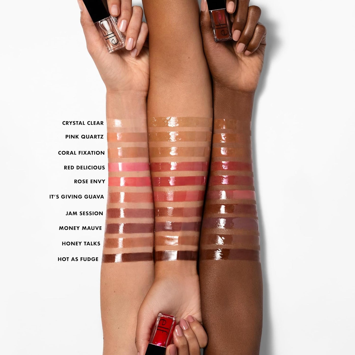 e.l.f. Glow Reviver Lip Oil, Nourishing Tinted Lip Oil For A High-shine Finish, Infused With Jojoba Oil, Vegan & Cruelty-free, Coral Fixation