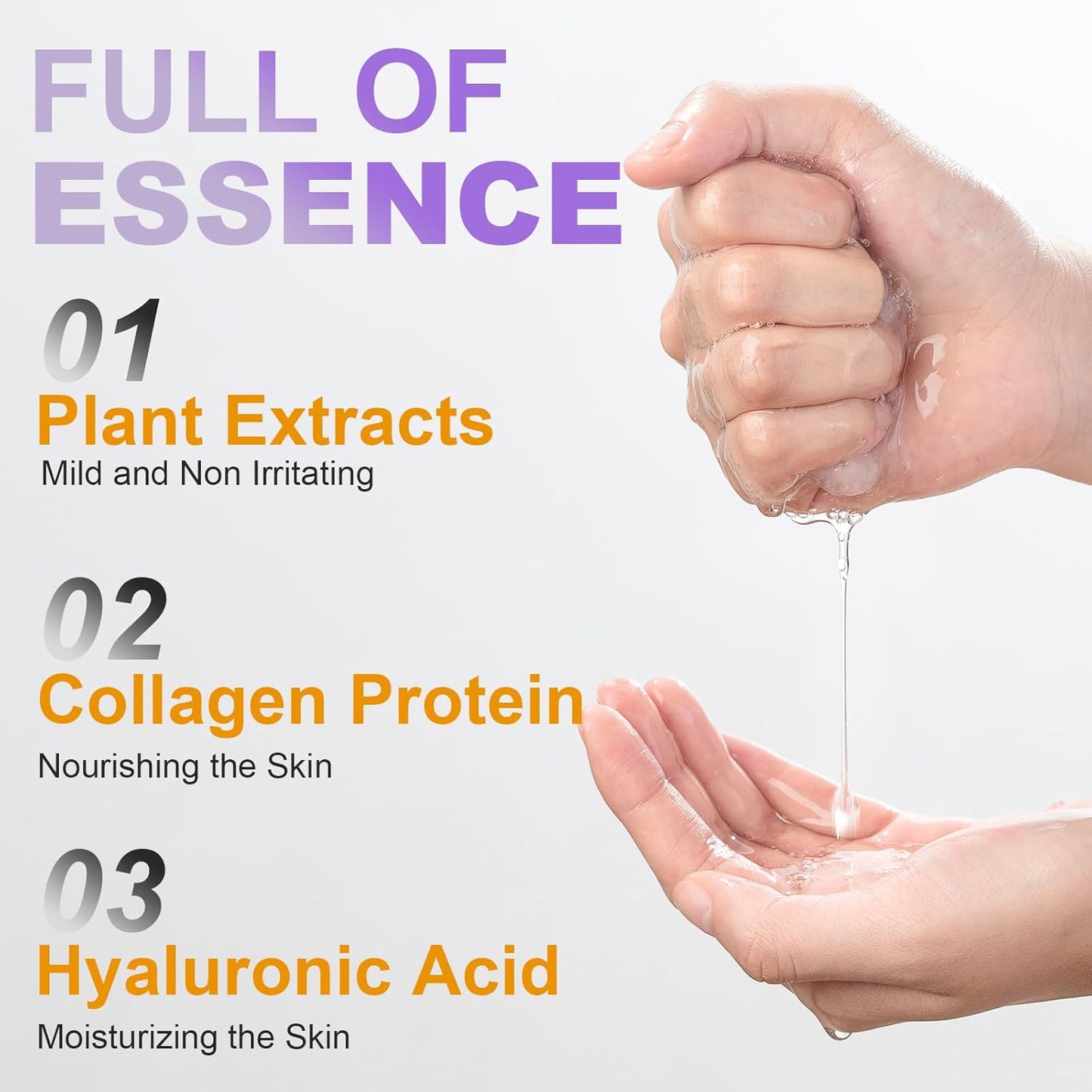 VESPRO 144 Pack Collagen Essence Sheet Facial Masks, Bulk Sheet Masks for Face, Hydrating Facial Masks for All Skin Types, Moisturizing and Soothing, Natural Skincare Spa Face Mask