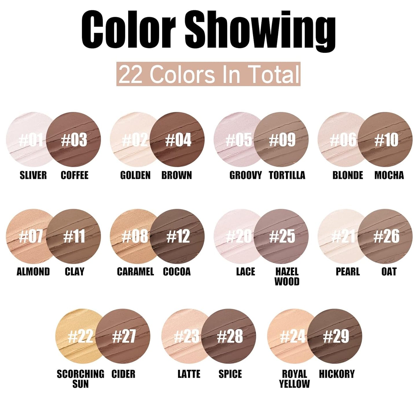 FOCALLURE 2 Pcs Mineral Cream Contour Stick,Moisturize Highlighter and Bronzer Pen,Non Stick Face Brightens & Shades Pencil,Long Lasting & Smooth Gliding Face Illuminator Makeup,Medium-warm