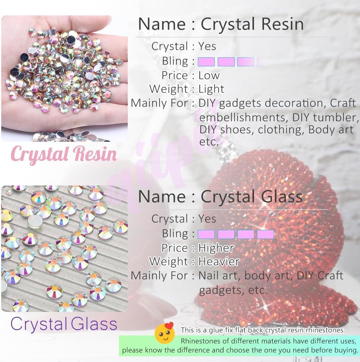 Brown Crystal Resin Rhinestones w B7000 Jewelry Glue for Bedazzling Crafting Coffee Flatback Stones 3mm 4mm 5mm 6mm Diamonds Crystals Gems Charms for Nails Face Eye Makeup Tumblers Crafts Decor