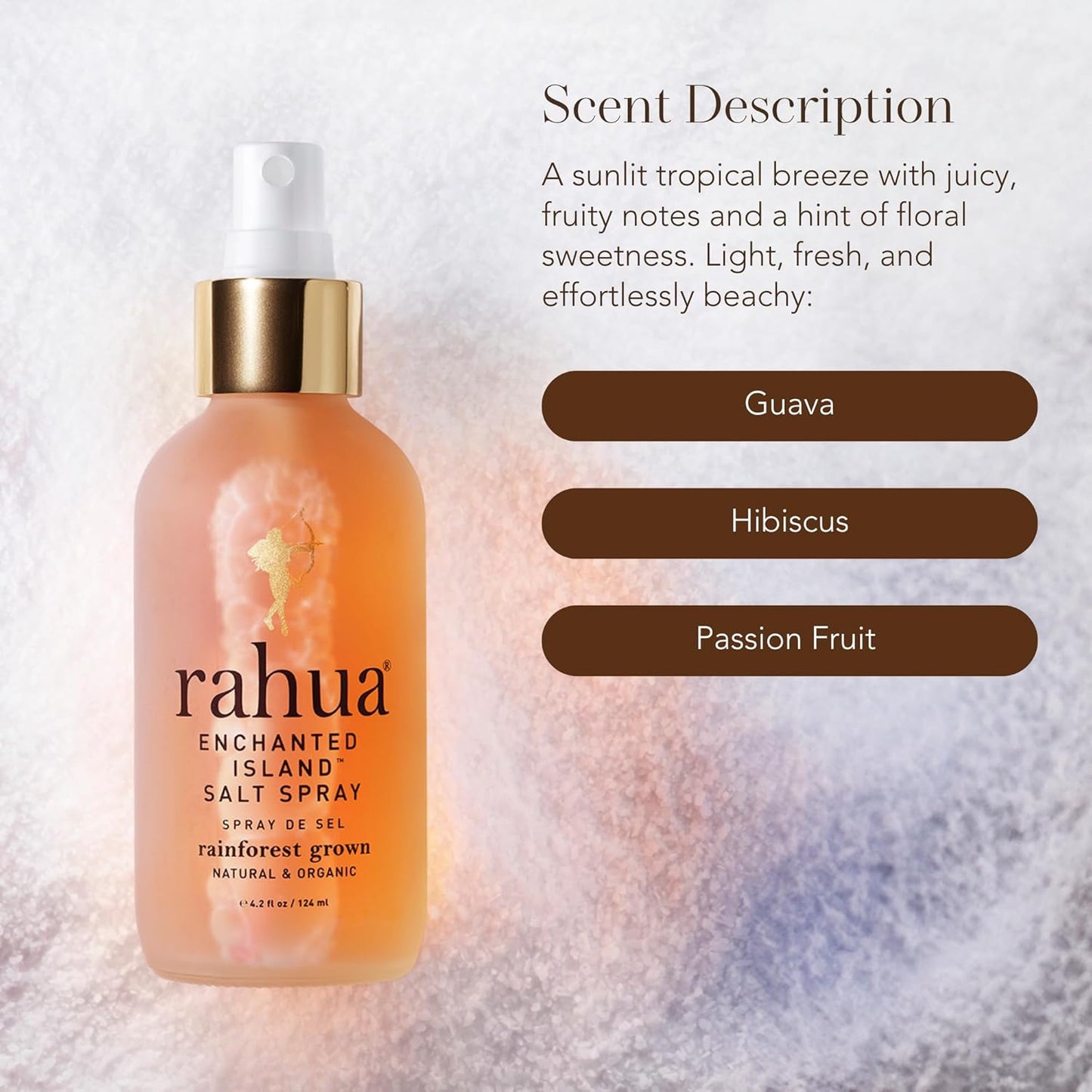 Rahua Women's Enchanted Island Salt Spray, Black, 4.2 Fl Oz (Pack of 1)