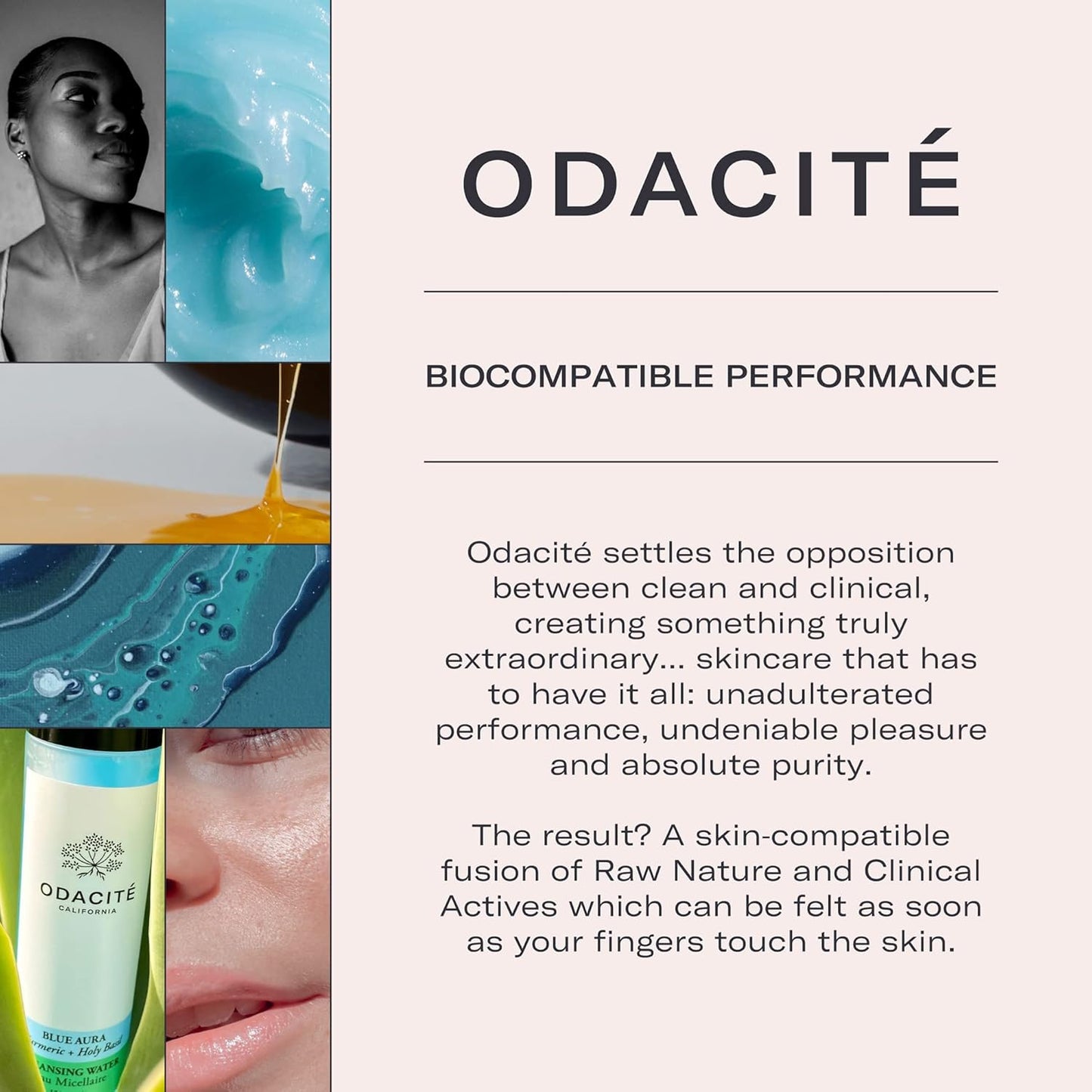 ODACITE Odacité Gua Sha for Face Crystal Contour – Blue Sodalite Facial Massager - Scraping Massage Tool Lifts & Revitalizes Skin - Reduce Puffiness, Wrinkles and Dark Under-Eye Circles