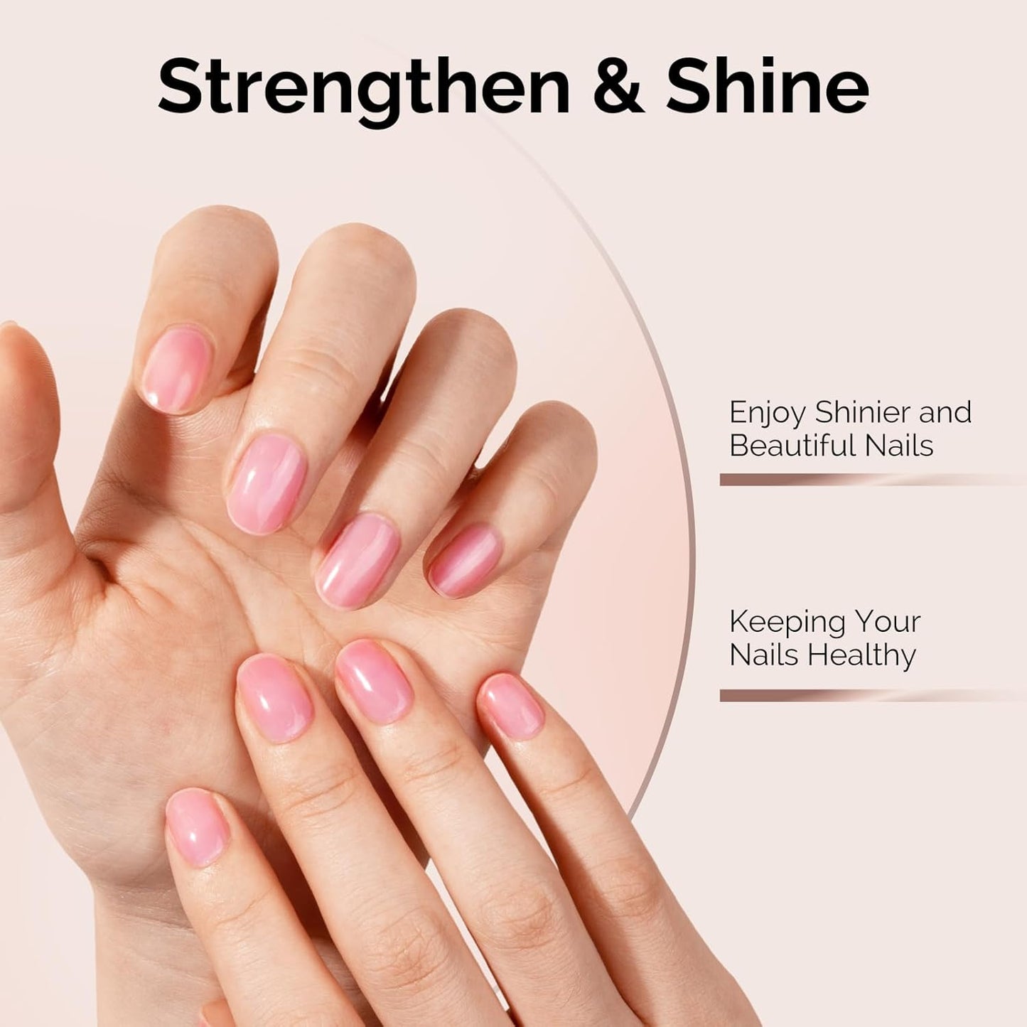 MelodySusie Hema Free Gel Top Coat,Hema Free,Hpma Free,Tpo Free,No Wipe,Soak off UV LED Drying,Long Lasting Gloss Shiny 15ML