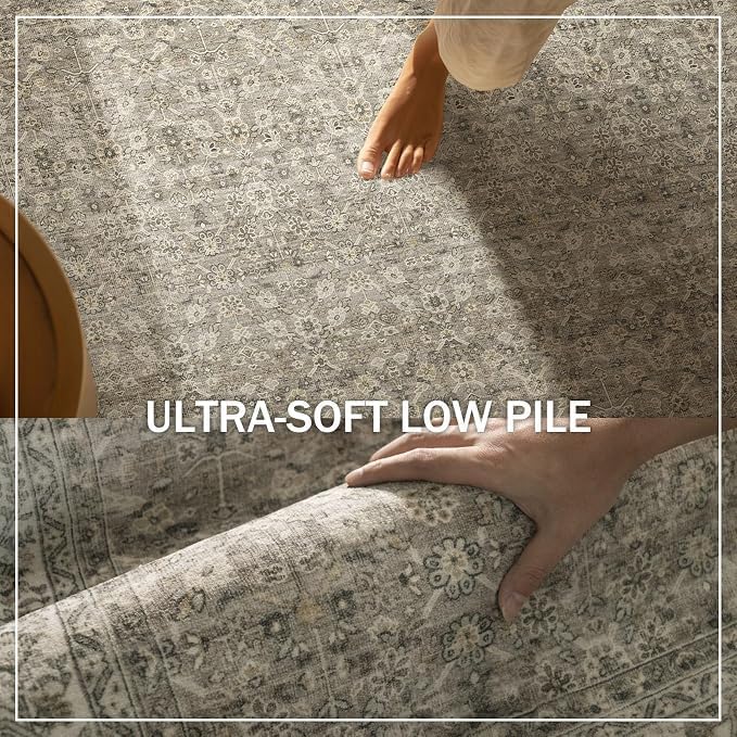 Machine Washable Kitchen Runner Rugs: 2'x10' Hallway Rug Stain Resistant Non - Image 6