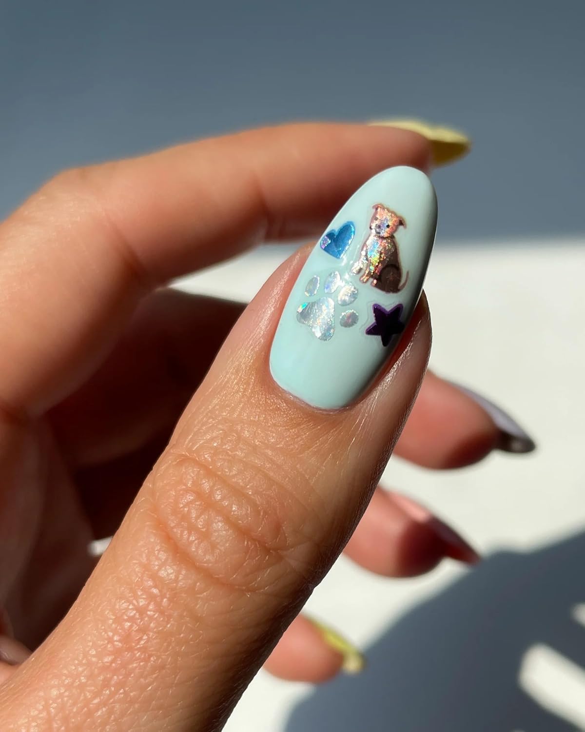 Ice Cream Social Nail Stickers - Lightweight & Easy-to-Apply Nail Art with Trendy Designs - Durable & Long-Lasting Nail Stickers for Women, Ideal for DIY Manicures & Salon-Quality Nails