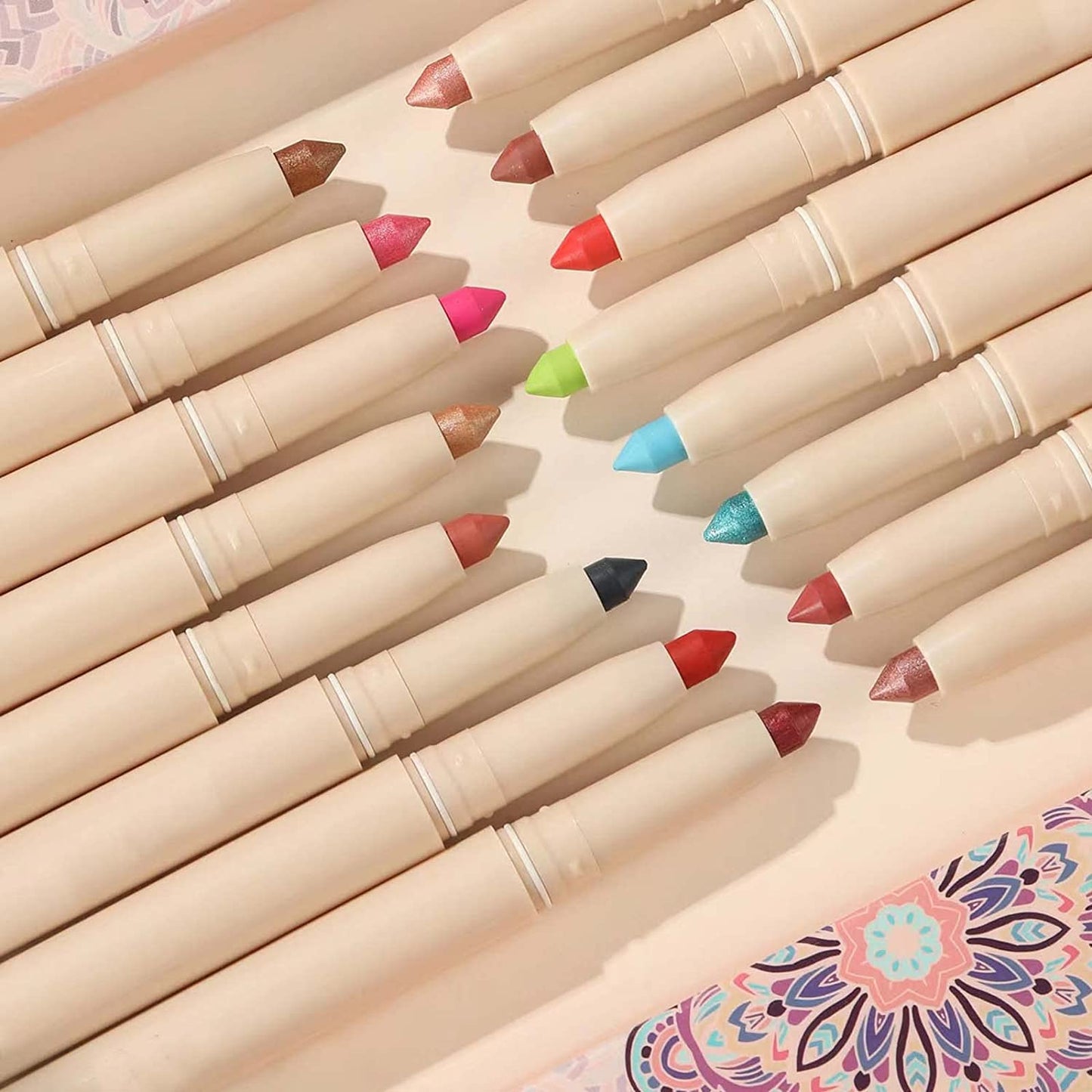 Enthusiasm Matte Eyeshadow Stick, Cream Eyeshadow Pencil, Long Lasting Waterproof Eye Shadow, High Pigment Hypoallergenic Highlighter Stick - Create Multi-Dimensional Eyes Look