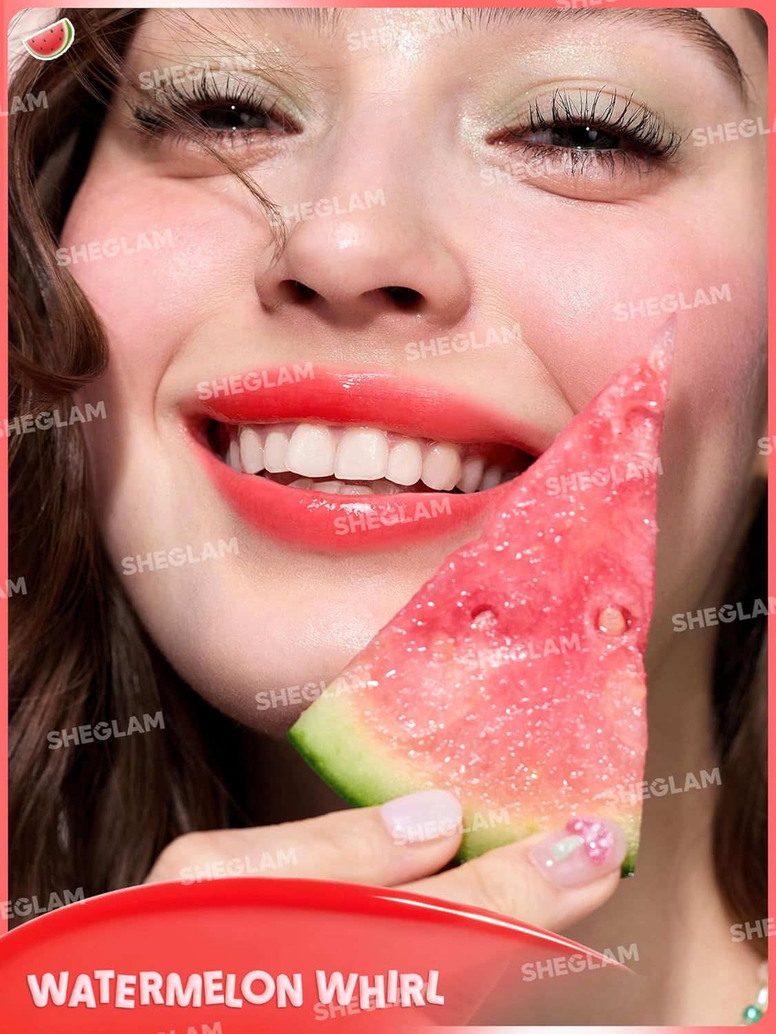 SHEGLAM Hydra Jelly Pocket Lip Jam Hydrating Nourishing Lip Gloss Moisturizing Lip Makeup-Watermelon Whirl