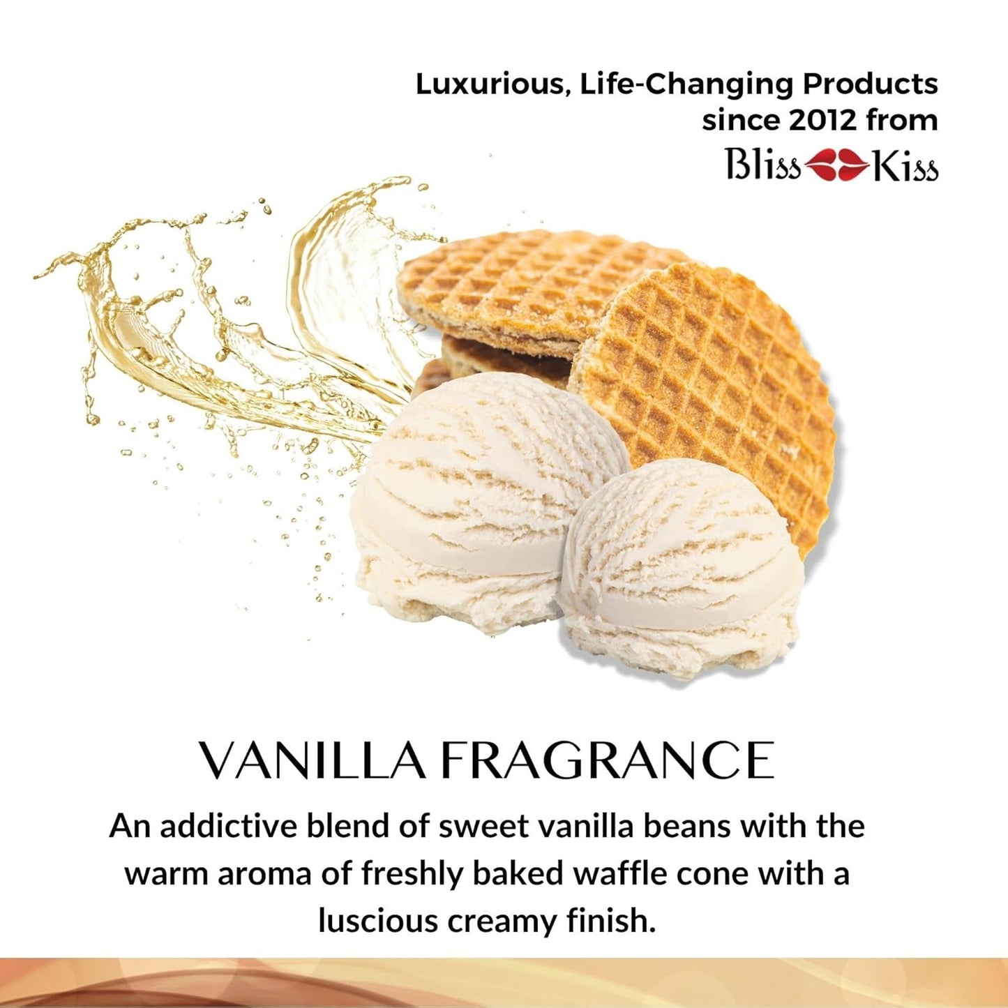 Bliss Kiss Simply Pure Dropper with Refillable Cuticle Squeeze Pens 3-Pack Kit (Vanilla, 3-Pens)