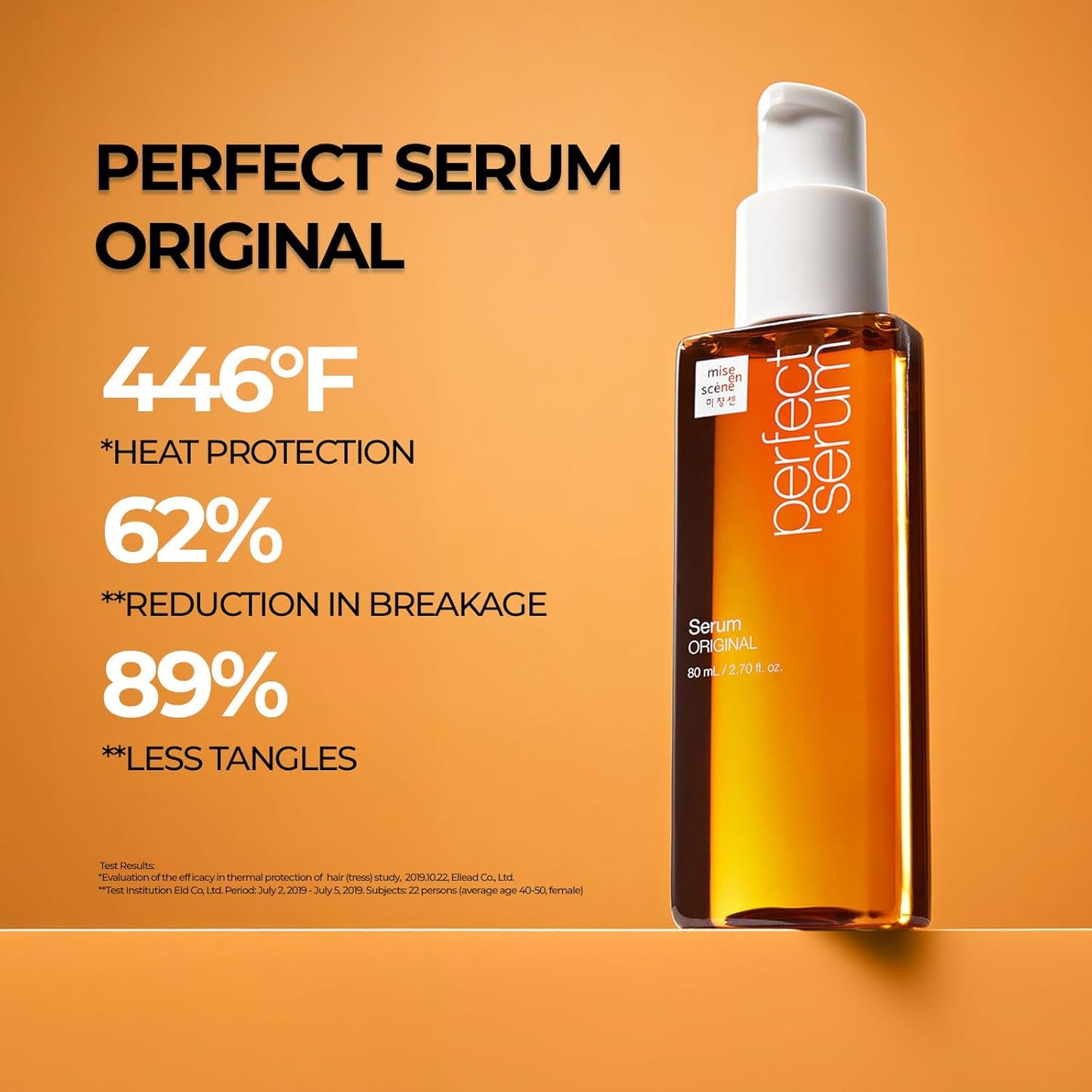 Mise En Scene PerfectSerum Original - HairOil for Frizzy & Dry, Hydration and Nutrition Hairy Essence for Damage Care, Korean HairCare Product, Hair Serum 2.71 Fl. Oz.